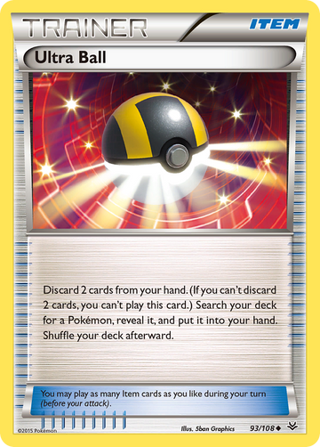 Ultra Ball (93/108) [XY: Cielos rugientes] 