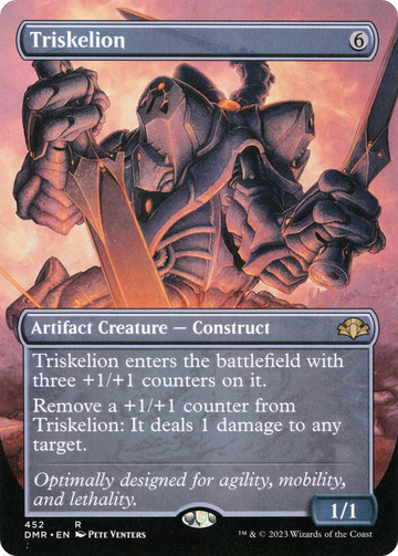 Triskelion (arte alternativo sin bordes) [Dominaria Remastered] 