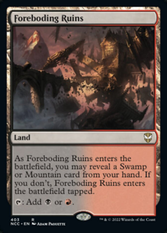 Ruinas premonitorias [Calles de New Capenna Commander] 