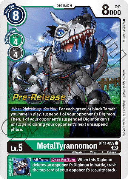 MetalTyrannomon [BT11-055] [Promociones previas al lanzamiento de la fase dimensional] 