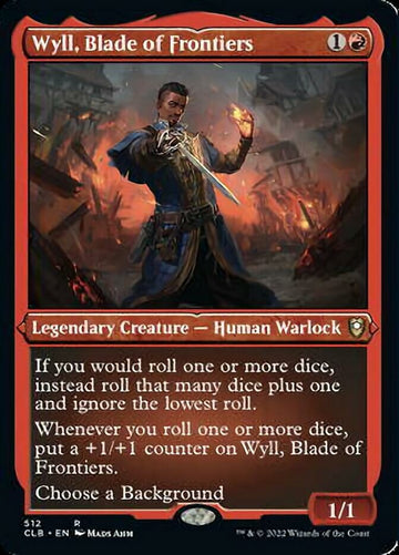 Wyll, Espada de las Fronteras (grabado en lámina) [Commander Legends: Battle for Baldur's Gate] 