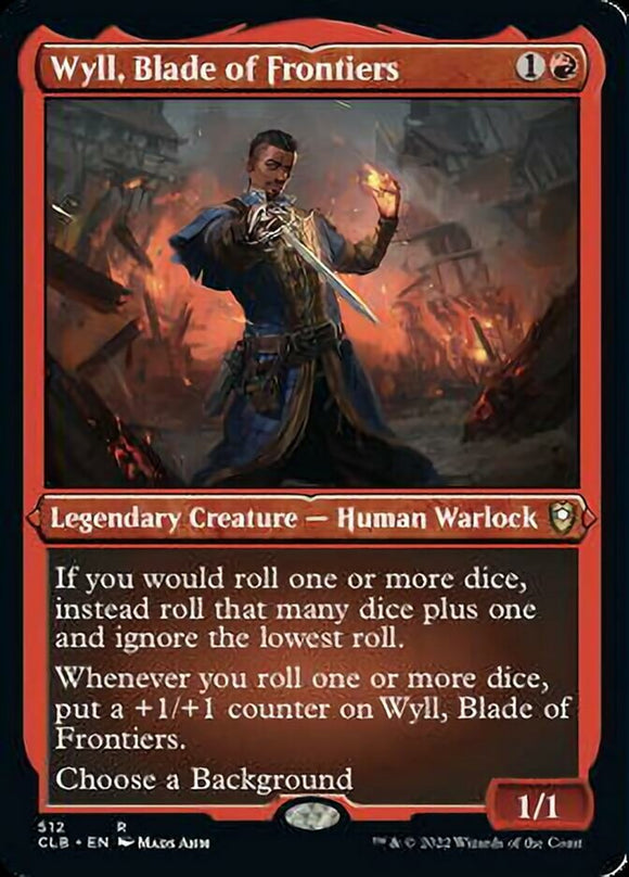 Wyll, Espada de las Fronteras (grabado en lámina) [Commander Legends: Battle for Baldur's Gate] 