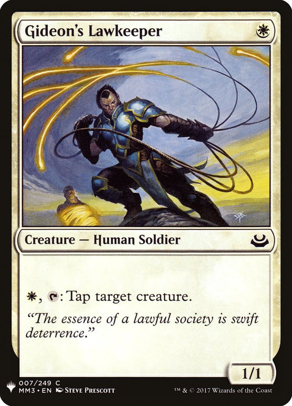 El guardián de la ley de Gideon [Mystery Booster] 