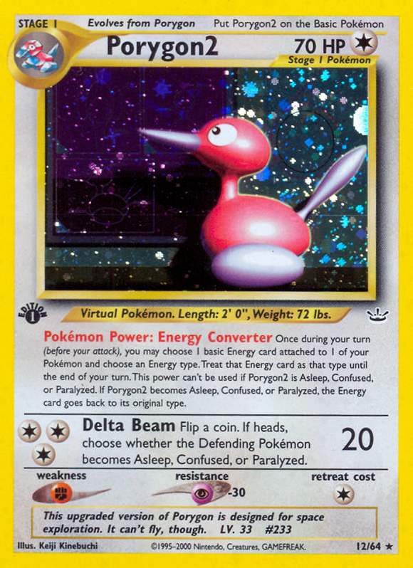 Porygon2 (12/64) [Neo Revelation 1.ª edición] 