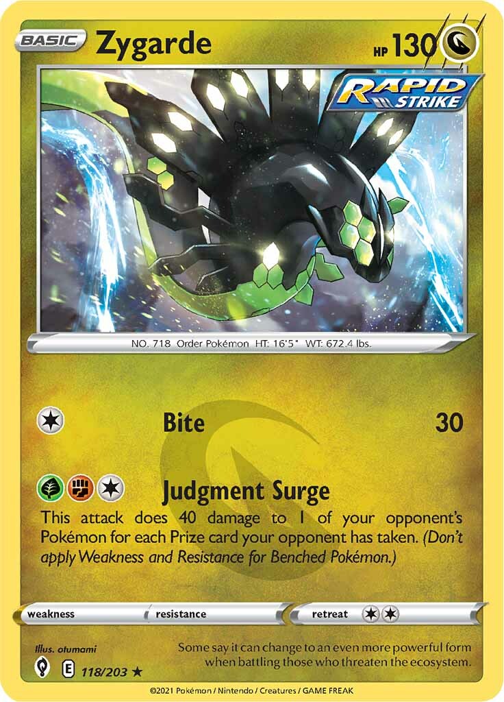 Zygarde (118/203) [Espada y escudo: cielos en evolución] 