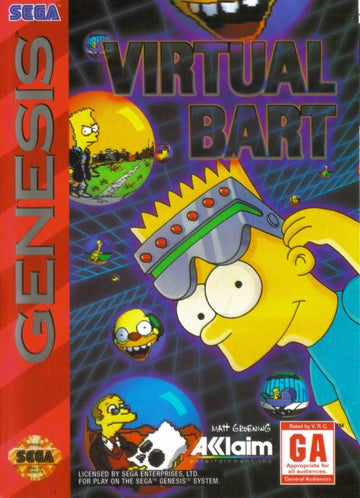 Virtual Bart - Sega Genesis