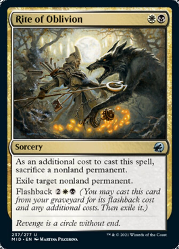 Rito del olvido [Innistrad: Midnight Hunt] 