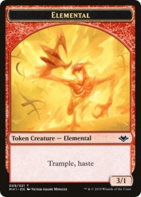 Elemental (009) // Ficha de doble cara de duende [Fichas de Modern Horizons] 