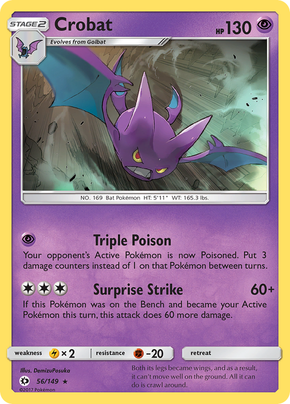 Crobat (56/149) [Sol y Luna: Conjunto básico] 