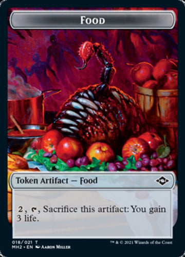 Crab // Food (18) Double-Sided Token [Modern Horizons 2 Tokens] - 0