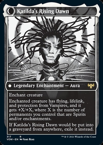 Katilda, Dawnhart Martyr // Katilda's Rising Dawn (Showcase Eternal Night) [Innistrad: Crimson Vow] - 0