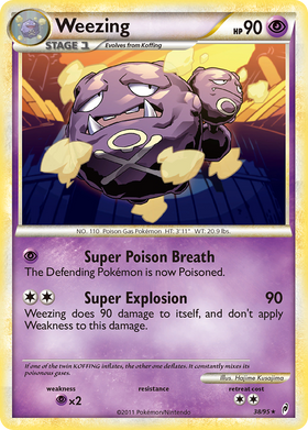 Weezing (38/95) [Oro HeartGold y Plata SoulSilver: Call of Legends] 