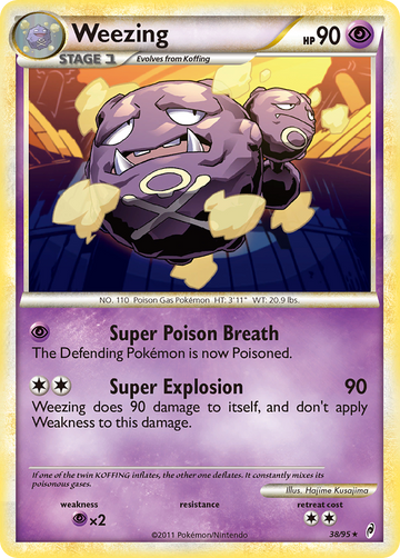 Weezing (38/95) [Oro HeartGold y Plata SoulSilver: Call of Legends] 