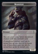 Manifest // Copy Double-Sided Token [Streets of New Capenna Commander Tokens]-1