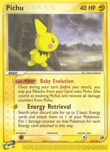 Pichu (20/100) [EX: Tormenta de arena] 