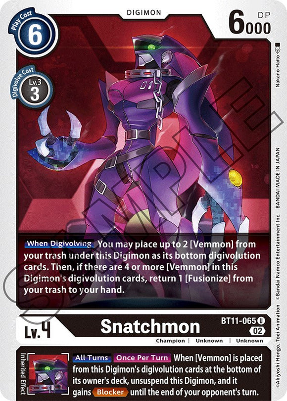 Snatchmon [BT11-065] [Fase dimensional] 