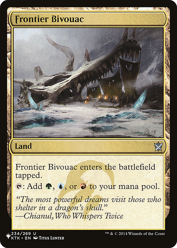 Bivouac Frontier [Guarida secreta: de adorable a brutal] 