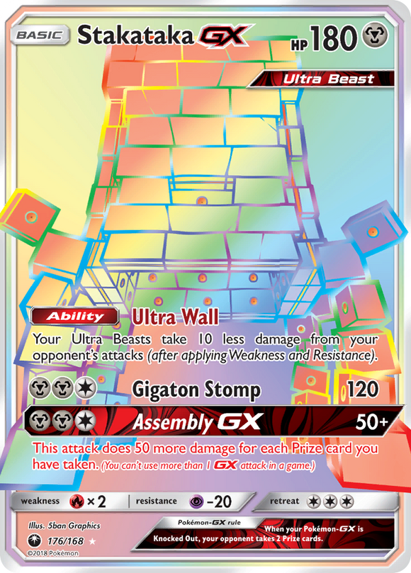 Stakataka GX (176/168) [Sol y Luna: Tormenta Celestial] 