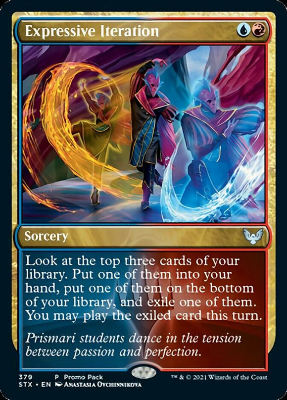 Iteración expresiva (paquete promocional) [Promociones de Strixhaven: School of Mages] 