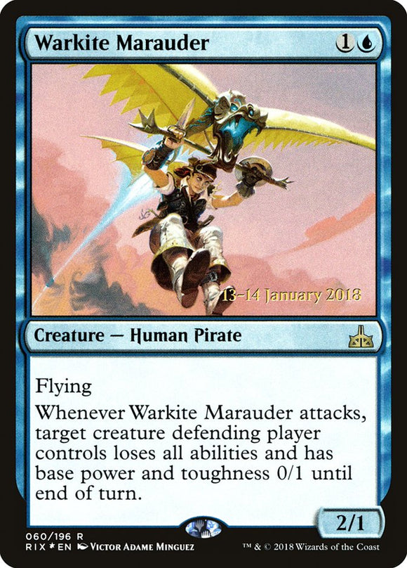 Warkite Marauder [Promociones previas al lanzamiento de Rivals of Ixalan] 