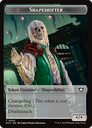 Shapeshifter // Golem (0013) Double-Sided Token [Edge of Eternities Commander Tokens]-1