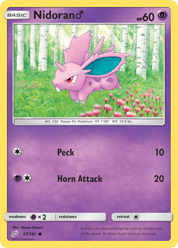 Nidoran (57/181) (Masculino) [Sol y Luna: Forman equipo] 