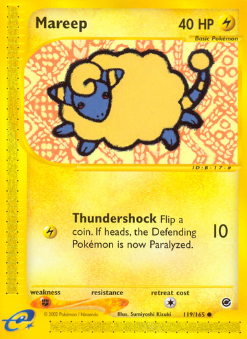 Mareep (119/165) [Expedición: conjunto básico] 