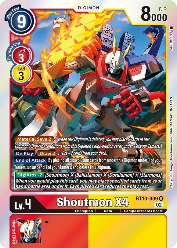 Shoutmon X4 [BT10-009] [Encuentro con Xros] 