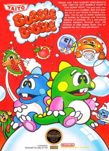 Red Fox Gaming - Hickory - Bubble Bobble - Video Game - NES