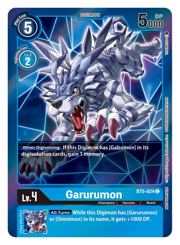 Garurumon [BT5-024] (Paquete de evento 2) [Batalla de Omni] 