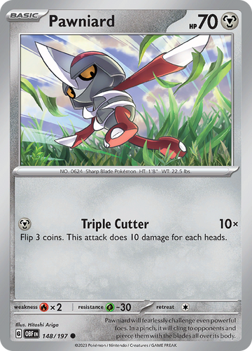 Pawniard (148/197) [Scarlet &amp; Violet: Llamas de obsidiana] 