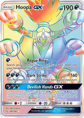 Hoopa GX (187/181) [Sol y Luna: Formen equipo] 