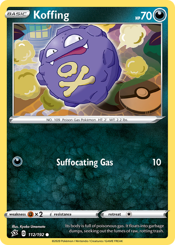 Koffing (112/192) [Espada y escudo: choque rebelde] 