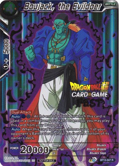 Boujack, el malvado (Card Game Fest 2022) (BT13-047) [Tarjetas de promoción de torneos] 