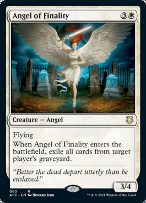Ángel de la Finalidad [Dungeons &amp; Dragons: Adventures in the Forgotten Realms Commander] 