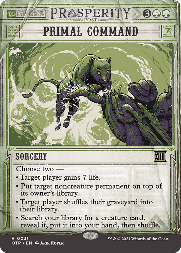 Comando Primordial [Forajidos de Thunder Junction: Últimas noticias] 