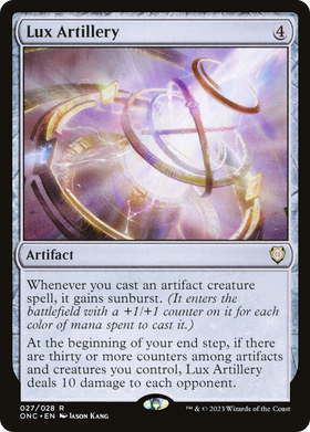Lux Artillery [Phyrexia: All Will Be One Commander] - 0