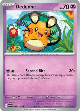 Dedenne (095/198) [Scarlet &amp; Violet: Conjunto básico] 