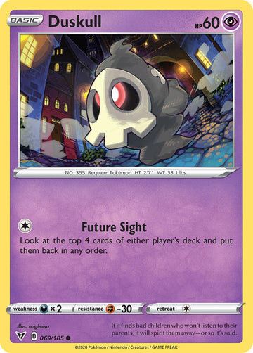 Duskull (069/185) [Espada y escudo: voltaje vívido] 