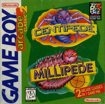 Arcade Classic 2: Centipede and Millipede - GameBoy