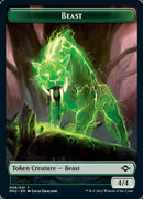 Bestia // Pista (14) Ficha de doble cara [Fichas de Modern Horizons 2] -1