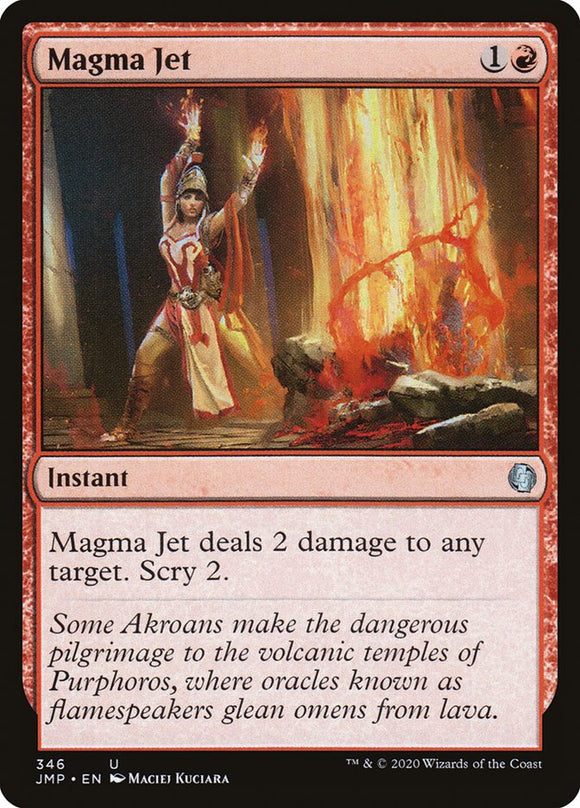 Chorro de magma [Puesta en marcha] 
