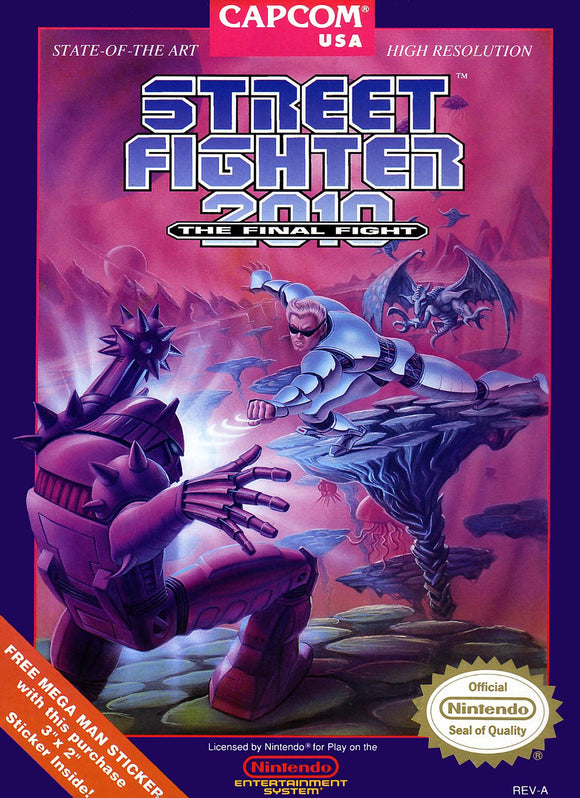 Red Fox Gaming - Hickory - Street Fighter 2010 the Final Fight - Video Game - NES