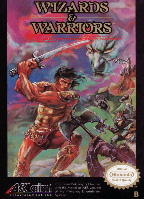 Red Fox Gaming - Hickory - Wizards and Warriors - Video Game - NES