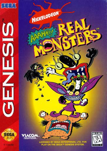 Red Fox Gaming - Hickory - AAAHH Real Monsters - Video Game - Sega Genesis