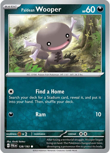 Paldean Wooper (128/193) [Scarlet &amp; Violet: Paldea evolucionada]