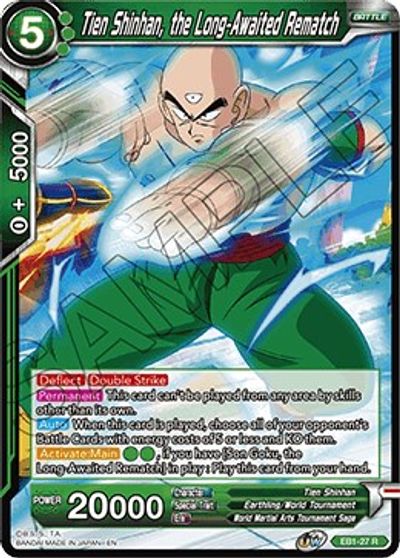 Tien Shinhan, la revancha tan esperada (EB1-027) [Battle Evolution Booster] 