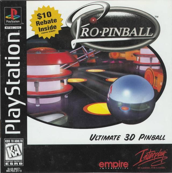 Red Fox Gaming - Hickory - Pro Pinball - Video Game - Playstation