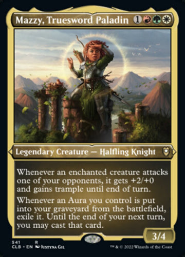 Mazzy, paladín de espada verdadera (lámina grabada) [Commander Legends: Battle for Baldur's Gate] 