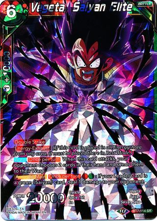 Vegeta, Saiyan Elite (BT7-114) [El asalto de los Saiyans] 